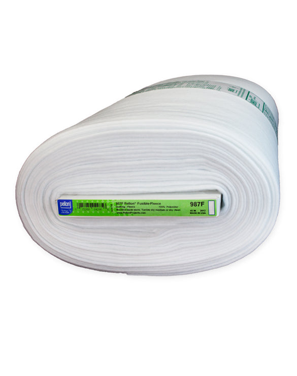 987F Fusible Fleece 1 Side Fusible 45 in x 20 yards