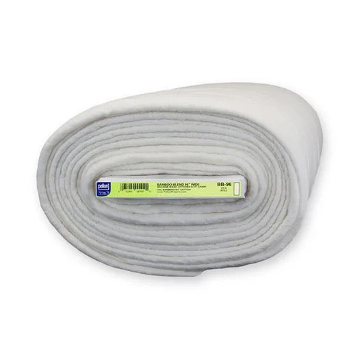 BB-96 - 50/50 Bamboo/Cotton Blend Batting w/Scrim 96" x 9yd Board