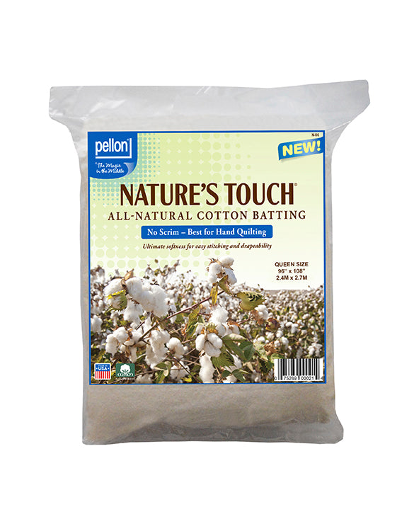 N-81 - 100% Natural Cotton NO Scrim 81in x 96in Full Size PKG